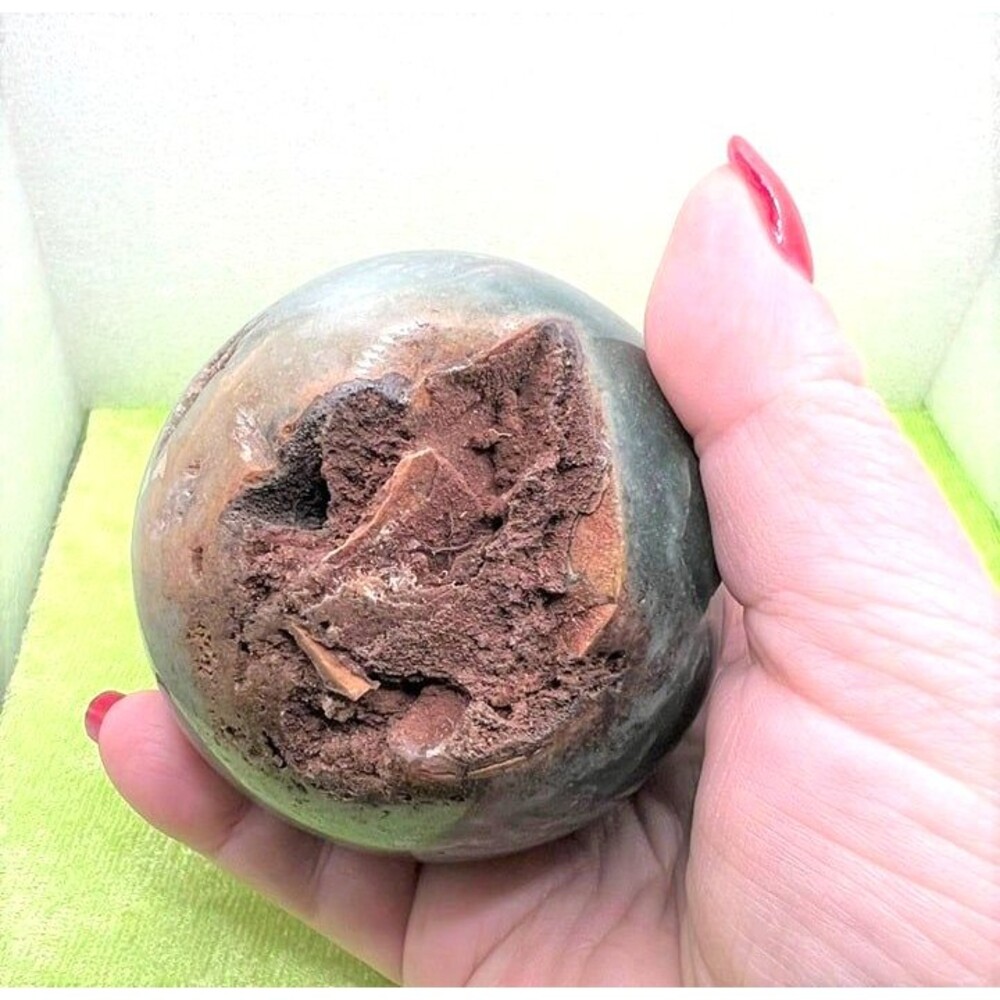Ocean Jasper Sphere - Picture 6 of 9